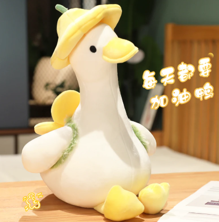 可爱加油鸭